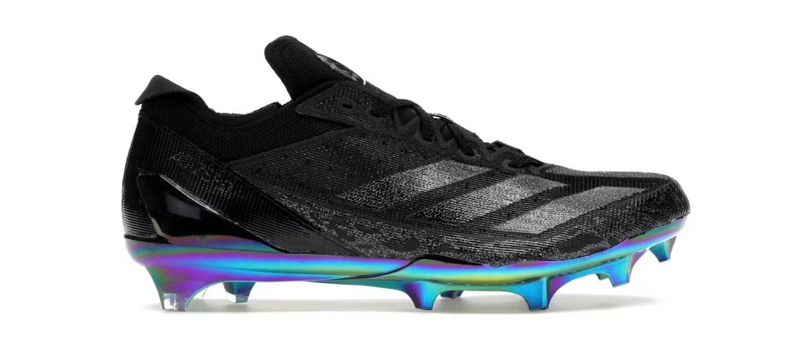Black Men's Size M 10.5 (W 11.5) Adult Adidas Adizero Low Top (New)