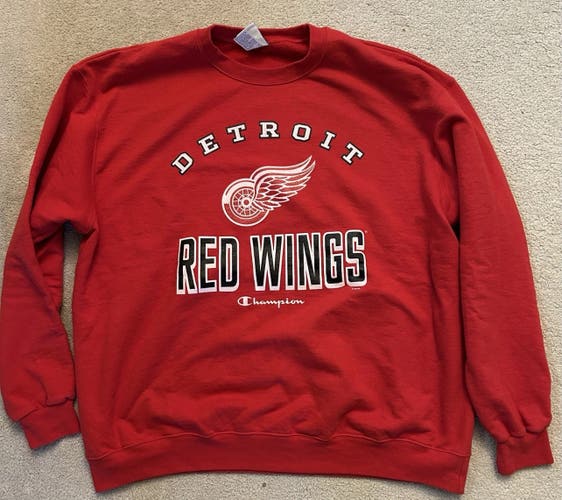 Detroit Red Wings Men's XXL Champion Sweatshirt (Used)