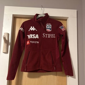 Red Women's kappa US ski team apparel XS Jacket