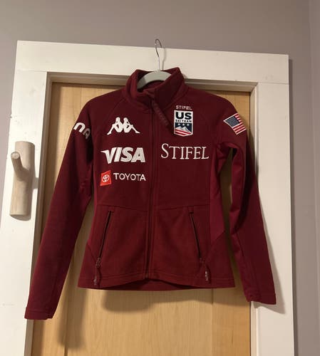 Red Women's kappa US ski team apparel XS Jacket