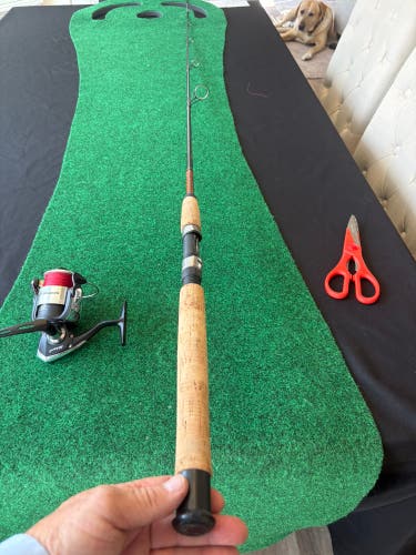 Fishing Rod and Reel: Shakespeare Alpha Bigwater Spinning Reel and Shakespeare Ugly Stik
