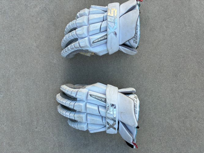 STX Surgeon RZR2 Lacrosse Gloves (Used)