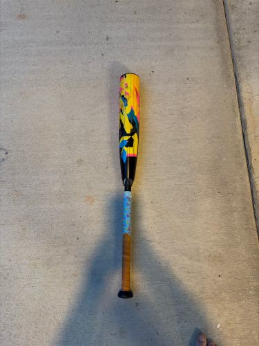 2023 DeMarini Zoa Glitch Composite USSSA Certified Bat (-10) 18 oz 28" (Used)