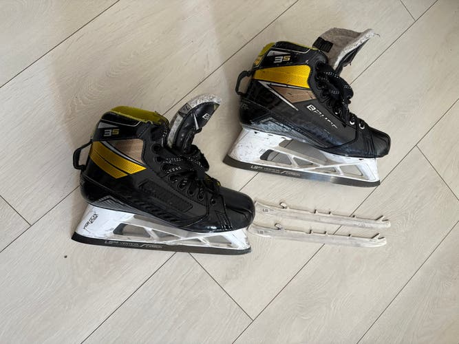2020 Bauer Supreme 3S Hockey Goalie Skates Regular Width 7.5 (Used)
