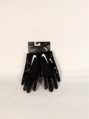 Black Nike Vapor Knit Gloves Size Medium