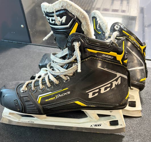 2020 CCM Super Tacks 9380 Hockey Goalie Skates 8 (Used)