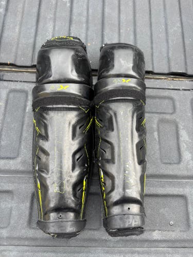 Senior Warrior Alpha QX Pro 16" Shin Pads (Used)