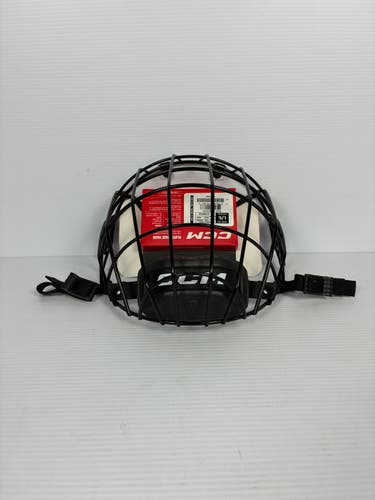 New Large CCM FM580 Full Cage - Black/Black