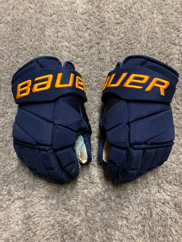 Bauer Vapor Hyperlite Pro Stock Hockey Gloves 14” Blues