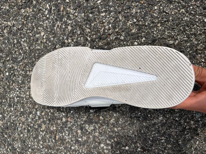White Men's Size M 10.5 (W 11.5) Adult Under Armour Reign Shoes (Used)