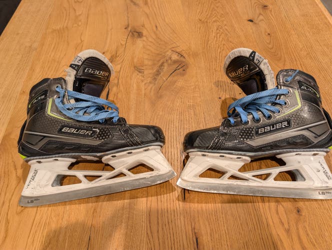 2021 Bauer Elite Hockey Goalie Skates Size 4.5 (Used)