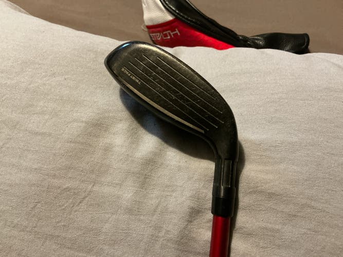 Men's TaylorMade Stealth 2 HD Rescue Left Hand Hybrid Regular Flex 3H Graphite Shaft (Used)