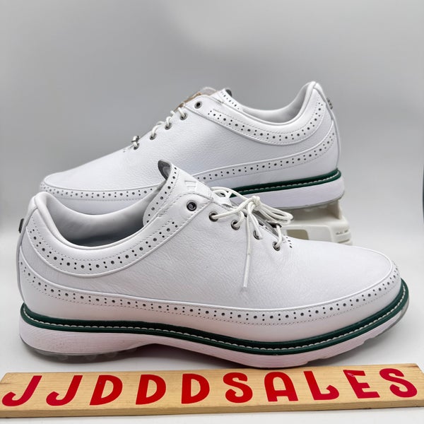 Adidas MC80 Spikeless Golf Shoes White Collegiate Green IE3526 Men's Sz 13 NEW
New Without Box
