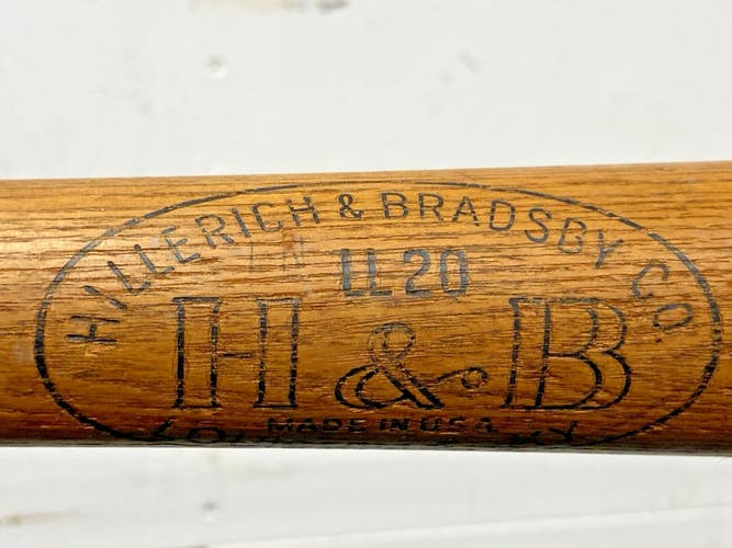 H&B Louisville Henry Aaron LL20 Little League Approved Wooden Baseball Bat ~30"