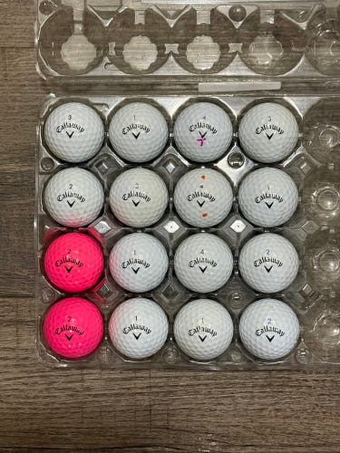 16 Callaway REVA Golf Balls for Ladies - 5A/4A Condition