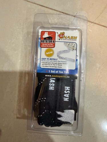 (New) Nash toe ties black