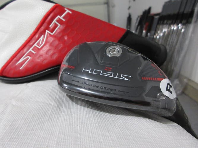 Left-Handed TaylorMade Stealth 2 Plus Hybrid - 4H - 22* - Regular Graphite - NEW