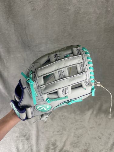 Gray Rawlings WFP120 RH Outfield Softball Glove 12" (New)
