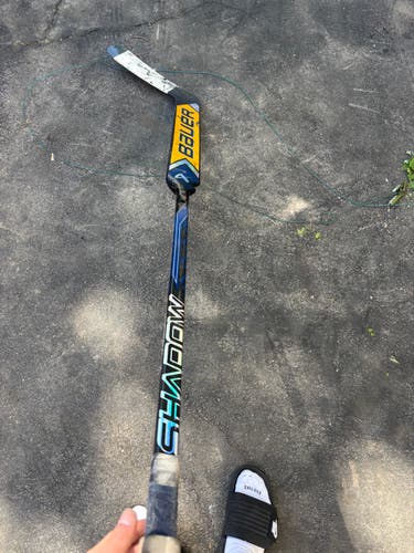 broken Bauer shadow 26 in broken Bauer shadow 26 in goalie stick
