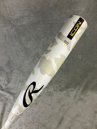 2025 Rattle Rawlings Icon Composite Bat USSSA Certified (-10) Composite 18 oz 28" (Used)