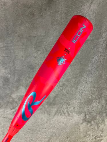 2025 Rawlings Icon Composite Bat USSSA Certified (-10) Composite 18 oz 28" (Used)