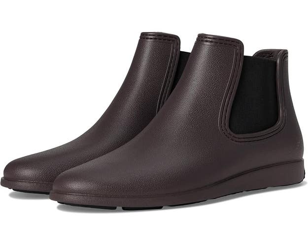 Floafers Londoner Chelsea Boots Men's US 12 Java Black Round Toe Ankle ZPO3646