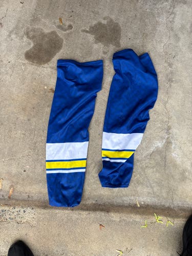 Blue Senior Large Premium Socks Pro Stock (Used)