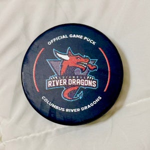 Columbus River Dragons FPHL Hockey 2025-26 Official Game Puck