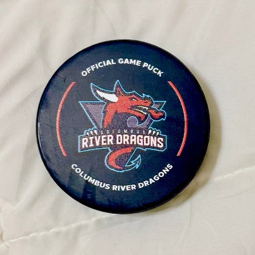 Columbus River Dragons FPHL Hockey 2025-26 Official Game Puck