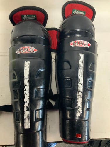 Used Hespeler MAX Senior Shin Guards Black 15" 11823-S000039462