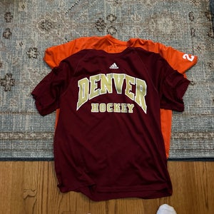 Denver hockey Large Men's Adidas Shirt (Used)