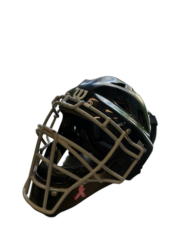 Used Wilson WILSON CATCHER HELMET Catchers Helmet w/Mask Black MD 11682-S000133165