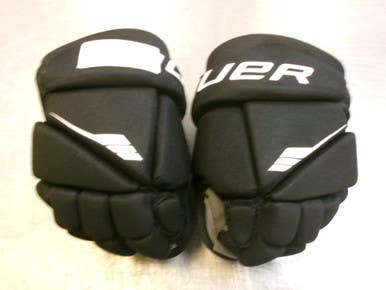 Used Bauer LIL SPORT Youth Gloves Black 8" 11339-S000202509