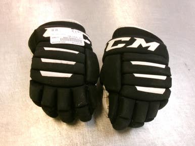 Used CCM TACKS 4R2 Youth Gloves Black 9" 11339-S000202559