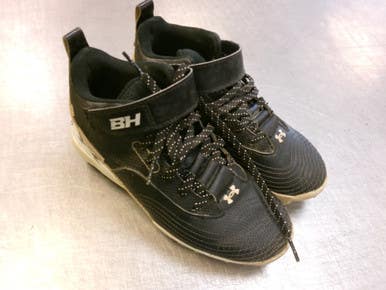 Used Under Armour BRYCE HAPER BB/SB Cleats Black Junior 02.5 11339-S000202529