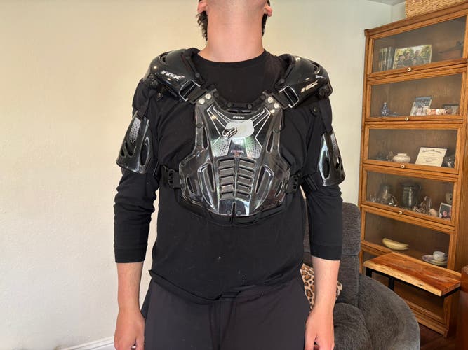 Black FOX Racing Titan Sport Roost Deflector Chest Protector