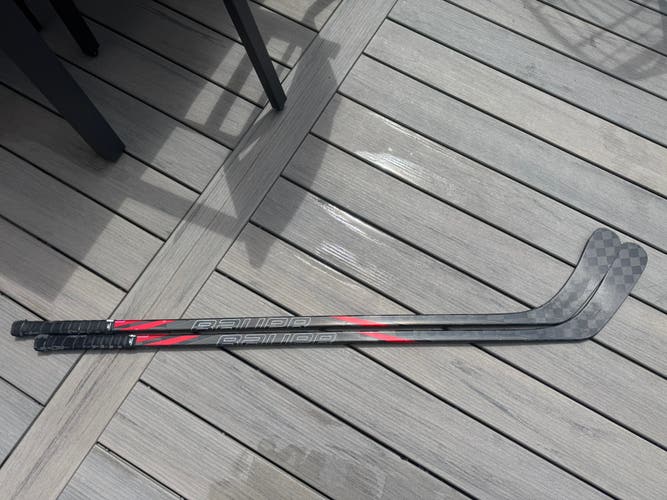 Two Pack! Junior Bauer Nexus Tracer Left Hand Hockey Stick P92 40 Flex (Used)