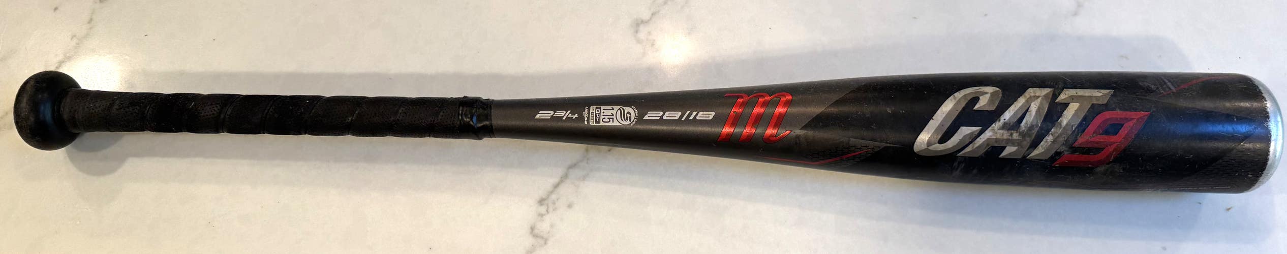 2024 Marucci CAT9 Alloy USSSA Certified Bat (-10) 18 oz 28" (Used)