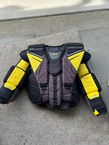 Large Bauer Supreme Ultrasonic Goalie Chest Protector (Used)