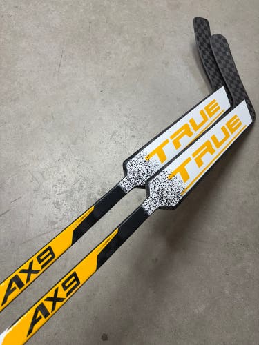 2 PACK 24” Paddle Senior True AX9 Pro Stock NHL Goalie Stick
