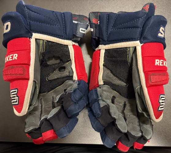 Sher-Wood Rekker Legend Pro Gloves 15" Navy Red White (Used)