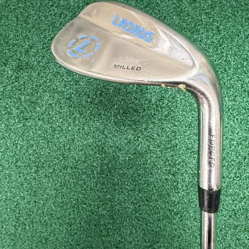 Lazrus Milled Forged Sand Wedge SW 56 Men's Right Hand Stiff Flex Steel Shaft