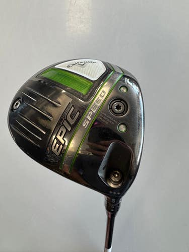 Used Callaway EPIC SPEED TENSE AV 65G Mens Driver RH 9.0 Degree 11860-S000309411