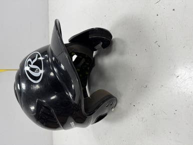 Used Rawlings 6 1/2  7 1/2 Batting Helmet No Mask Black One Size 11860-S000309254