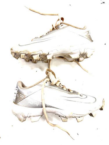 Used Nike VAPOR BB/SB Cleats White Junior 02.5 11860-S000305537