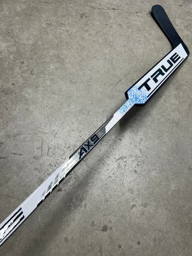 24” Paddle Senior True AX9 Pro Stock NHL Goalie Stick White/Blue