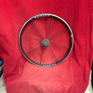 Cycling/ bicycle wheel rimg: Shimano 700c aluminum clincher bicycle rear wheel.