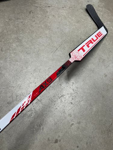 25” Paddle Senior True AX9 Pro Stock NHL Goalie Stick White/Red