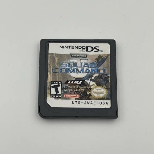 Warhammer 40,000: Squad Command (Nintendo DS, 2007) Authentic Cartridge Only