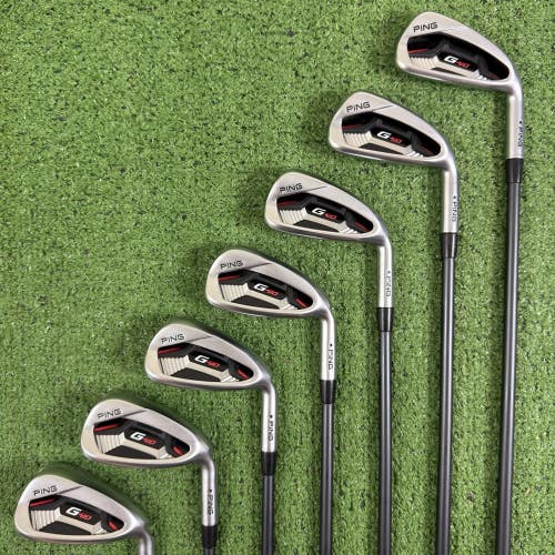 Ping G410 Iron Set 5-PW UW Black Dot Alta CB Senior SR Flex Graphite